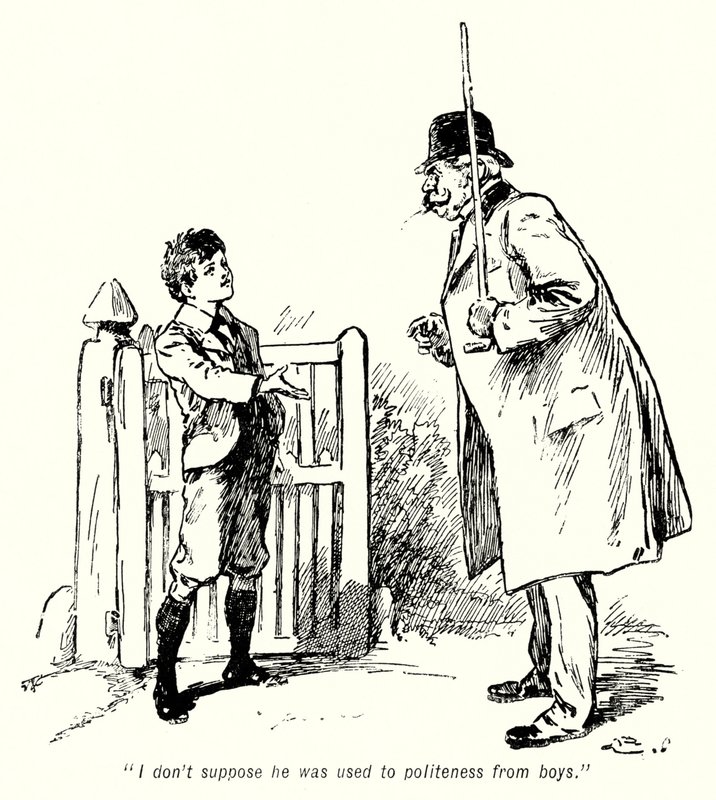 Ilustrace k Příběhu hledačů pokladů od E Nesbita (litho) od Gordon Frederick Browne