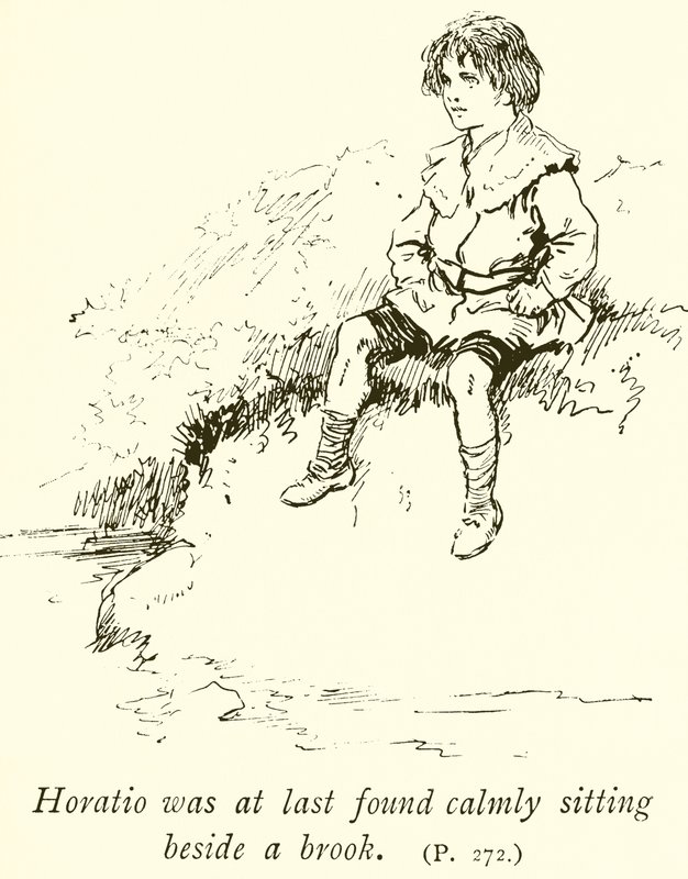 Nelson jako chlapec od Gordon Frederick Browne