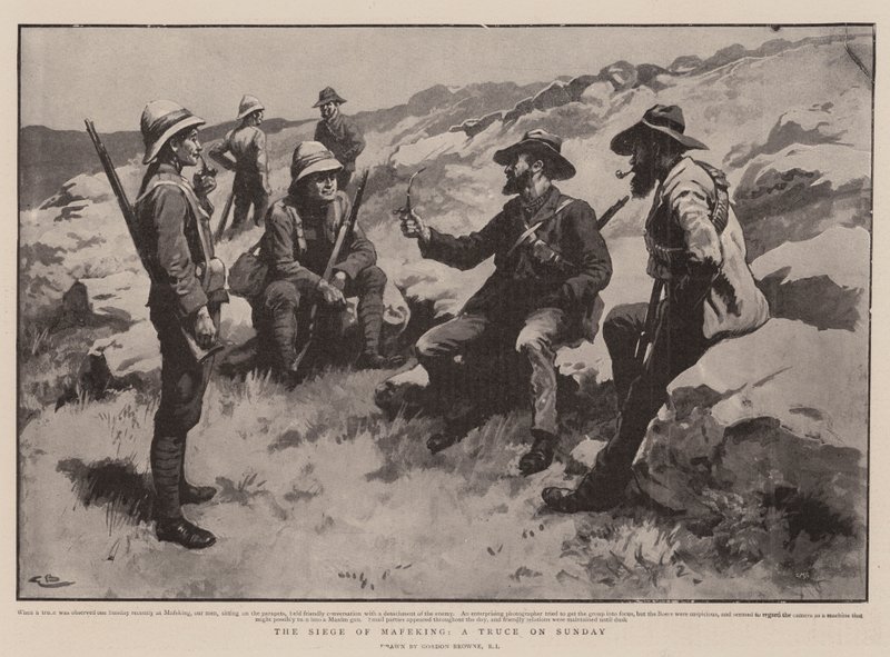 Obléhání Mafekingu, příměří v neděli od Gordon Frederick Browne