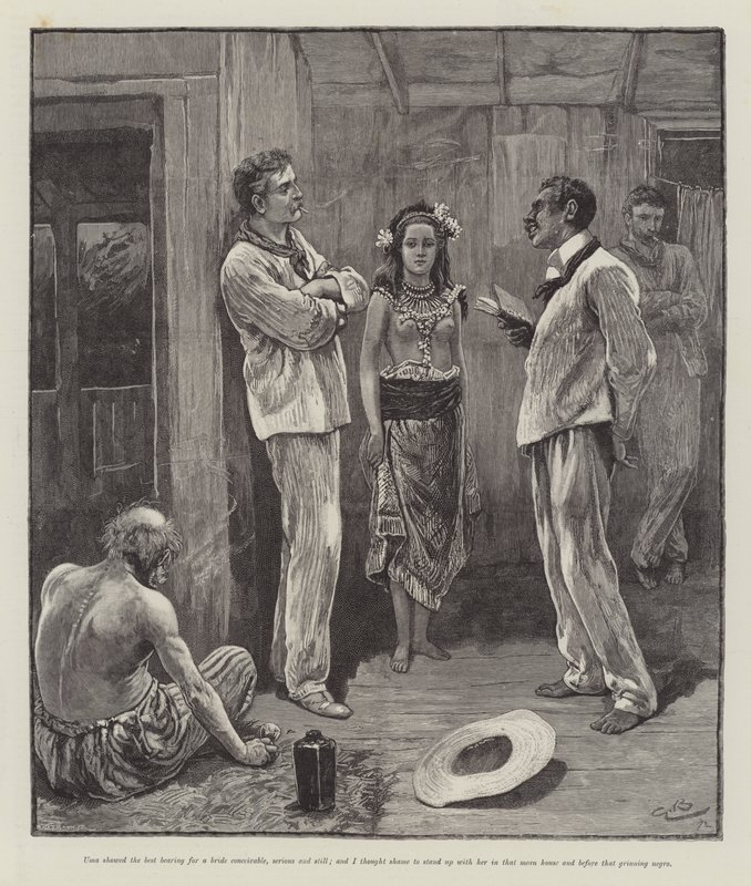 Uma neboli Pláž Falesa od Roberta Louise Stevensona od Gordon Frederick Browne