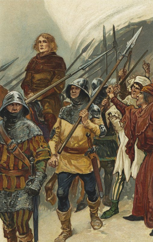 William Wallace je převezen do Westminster Hall od Gordon Frederick Browne