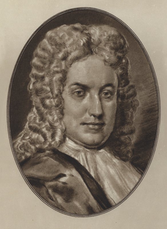 Daniel Defoe (litho) od Gordon Ross