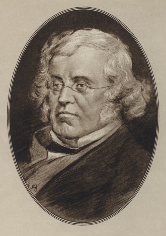 William Makepeace Thackeray (litho) od Gordon Ross