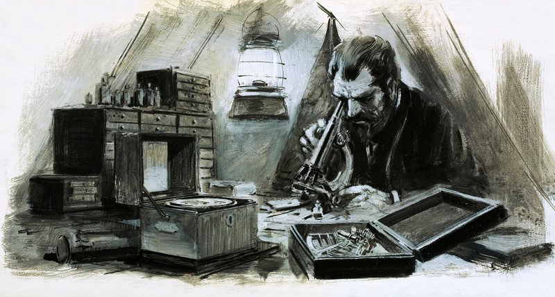 Alexander Humboldt byl bohatý badatel (kvaš na papíře) od Graham Coton