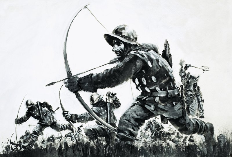 Lučištníci v bitvě u Bannockburnu od Graham Coton