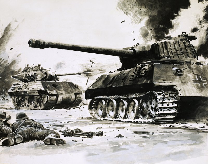 Tanky v ulicích od Graham Coton