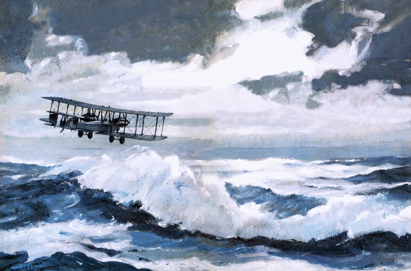 Vickers Vimy při rekordním transatlantickém letu od Graham Coton