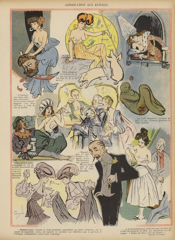 Ilustrace pro Le Rire od Guillaume Le Barrois dOrgeval