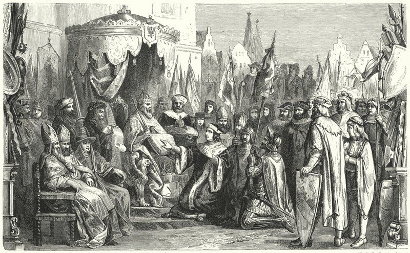Investitura Fridricha I. jako braniborského markraběte od Gustav Bartsch