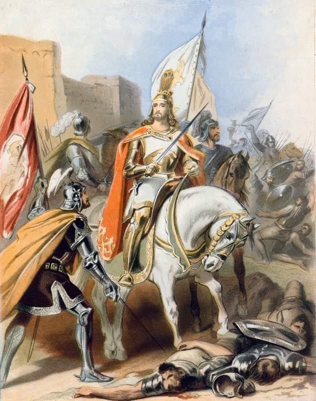 Setkání Emmanuela a kapitána Credence od Gustav Bartsch