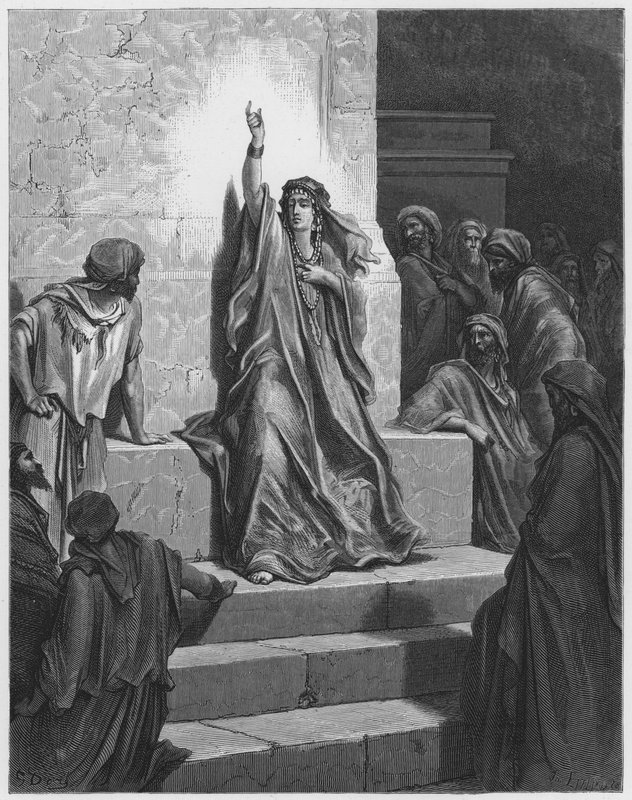 Gustave Dore Bible: Deborah od Gustave Dore