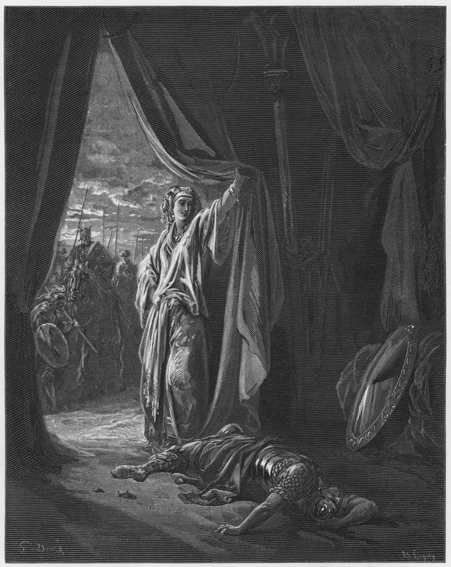 Gustave Dore Bible: Jael a Sisera od Gustave Dore
