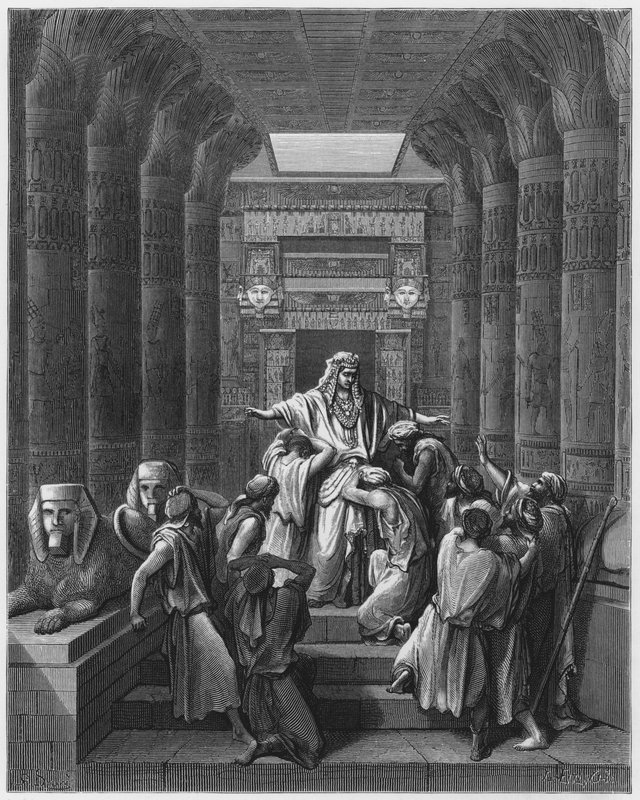 Gustave Dore Bible: Joseph se dává poznat svým bratřím od Gustave Dore