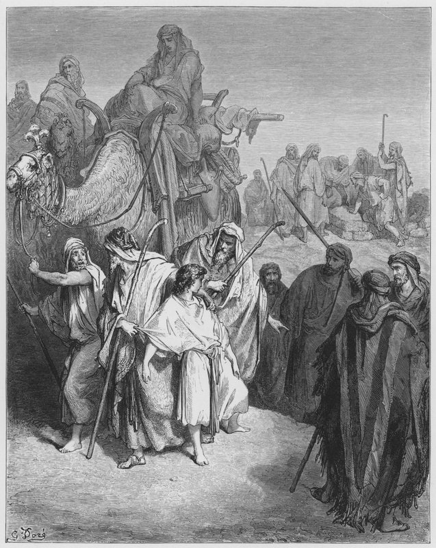 Gustave Dore Bible: Josefa prodali jeho bratři od Gustave Dore