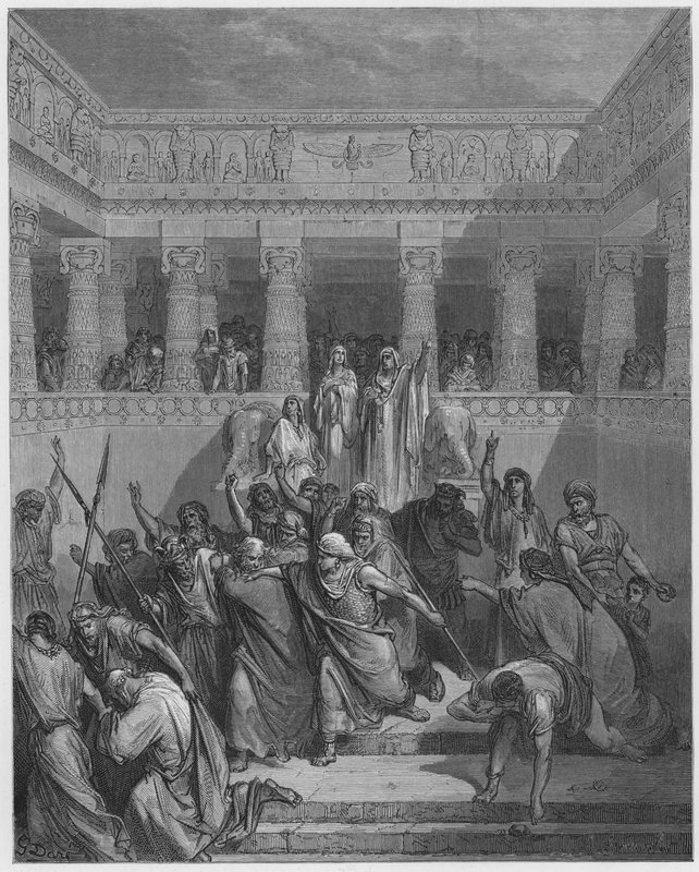 Gustave Dore Bible: Ospravedlnění Susanny od Gustave Dore
