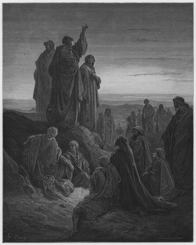 Gustave Dore Bible: Apoštolové kážoucí evangelium od Gustave Dore