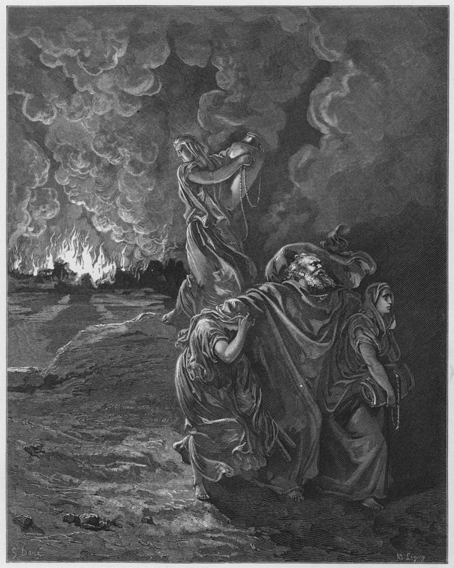 Gustave Dore Bible: Let Lota od Gustave Dore