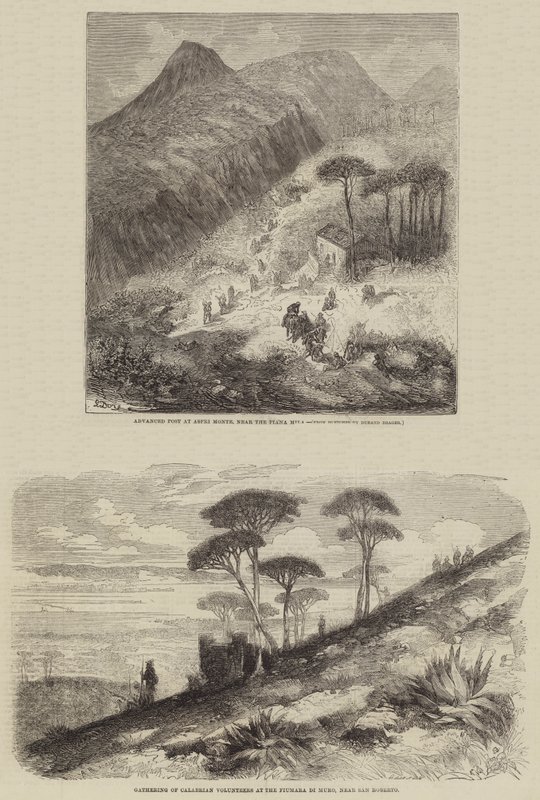 Náčrtky Itálie od Gustave Dore