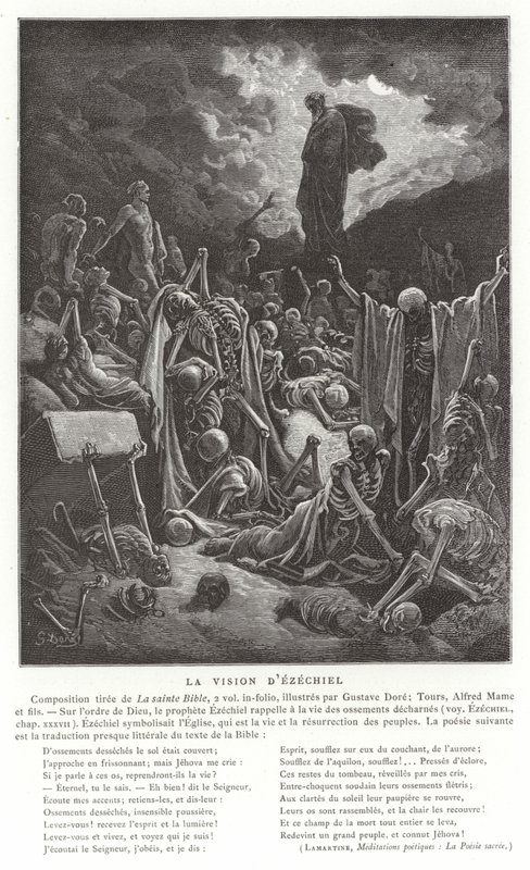 Ezechielova vize od Gustave Dore