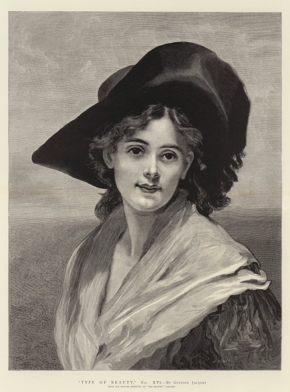 Typ krásy od Gustave Jacquet