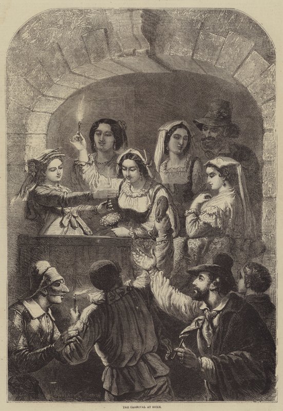 Karneval v Římě od Gustave Janet