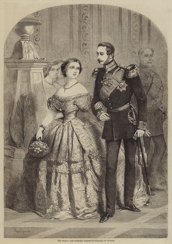 Princ a princezna Frederick-William z Pruska od Gustave Janet