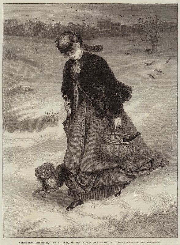Vánoční charity od Gustave Pope