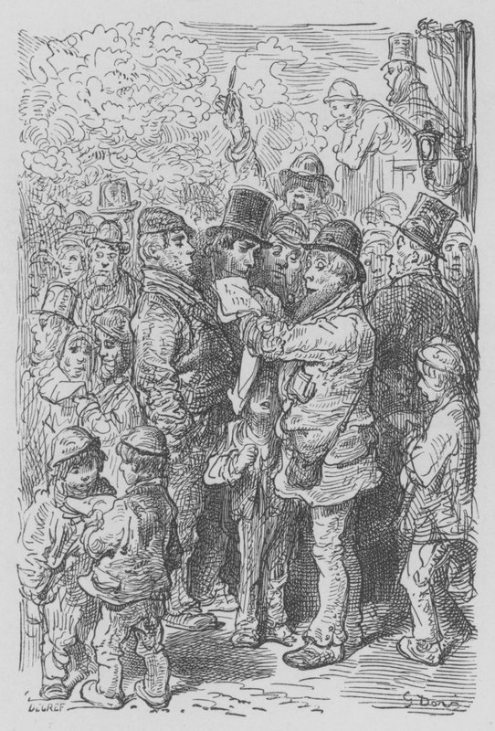 V Derby, The Program Merchant od Gustave after Dore