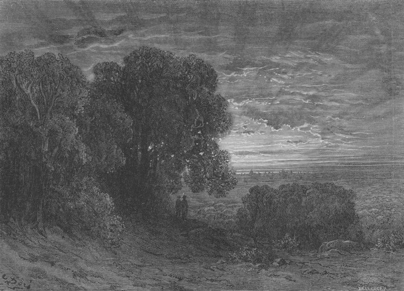 Okolí Londýna od Gustave after Dore