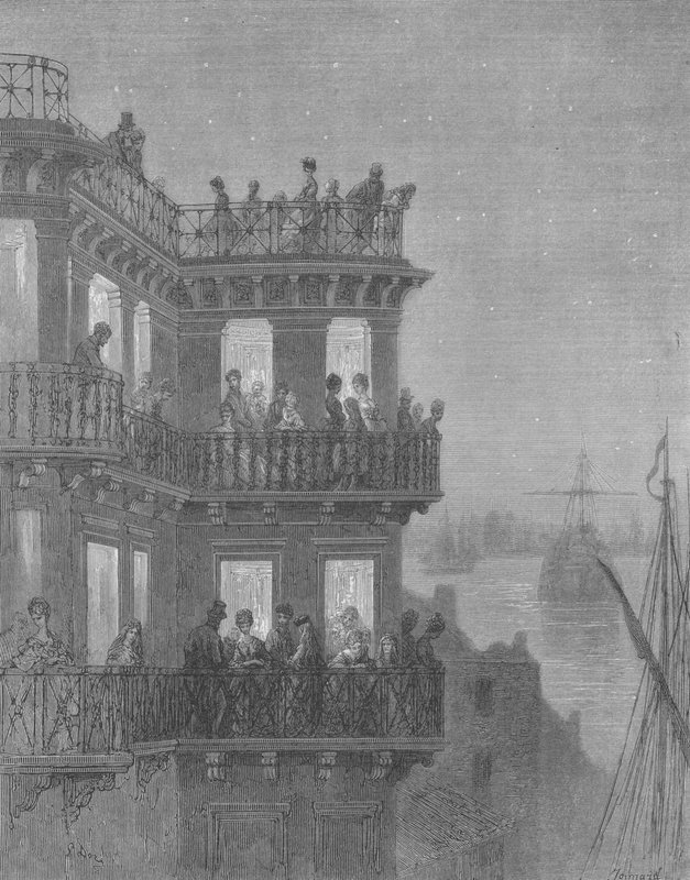 Greenwich, během sezóny od Gustave after Dore