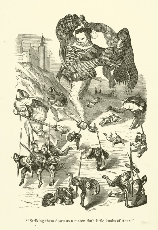 Ilustrace k dílům Rabelaise od Gustave after Dore