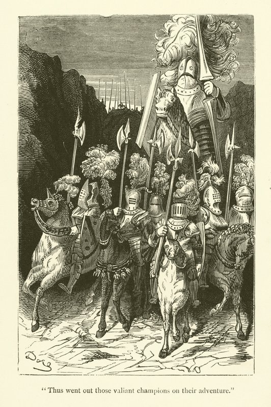 Ilustrace k dílům Rabelaise od Gustave after Dore