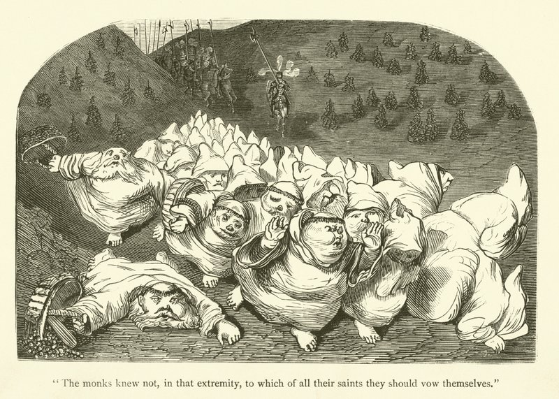 Ilustrace k dílům Rabelaise od Gustave after Dore