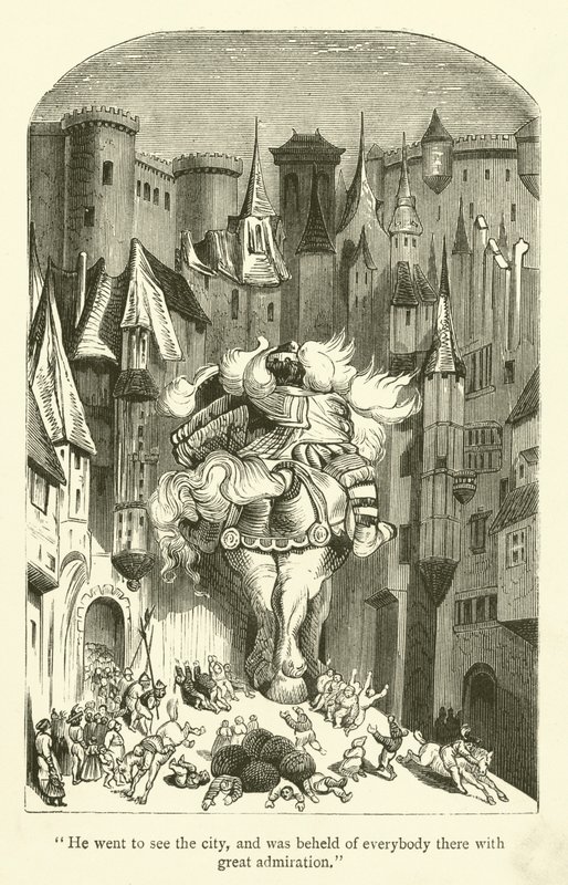 Ilustrace k dílům Rabelaise od Gustave after Dore