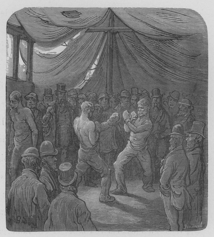 La Boxe od Gustave after Dore