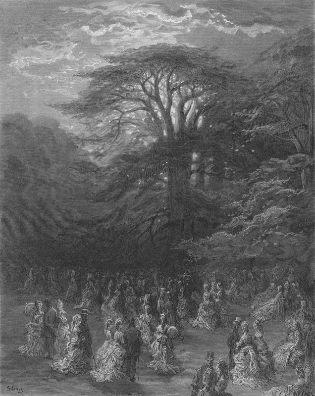 Chůze od Gustave after Dore