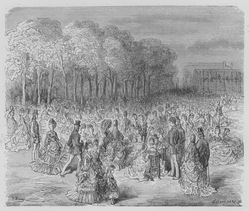 Zoologická zahrada od Gustave after Dore