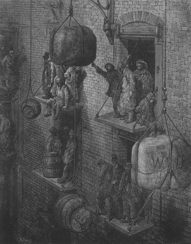 Obchodní Dům V La Cite od Gustave after Dore