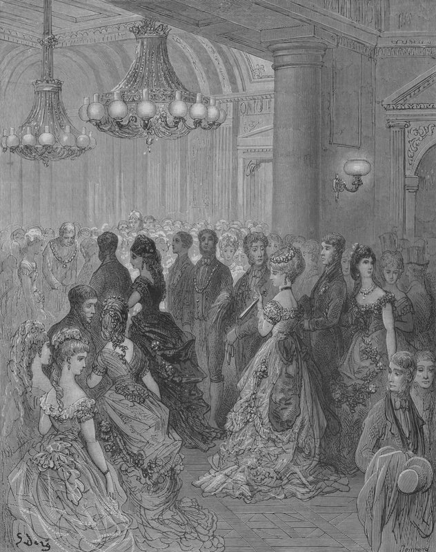 Mansion-House, Au Bal od Gustave after Dore