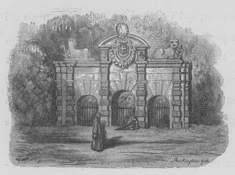 Mramorový oblouk od Gustave after Dore
