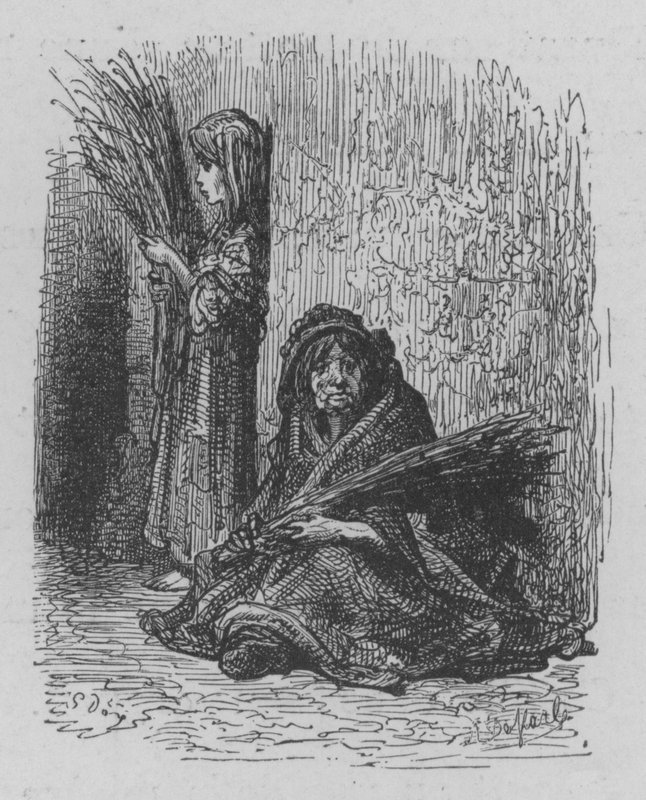 Obchodníci s levandulí od Gustave after Dore