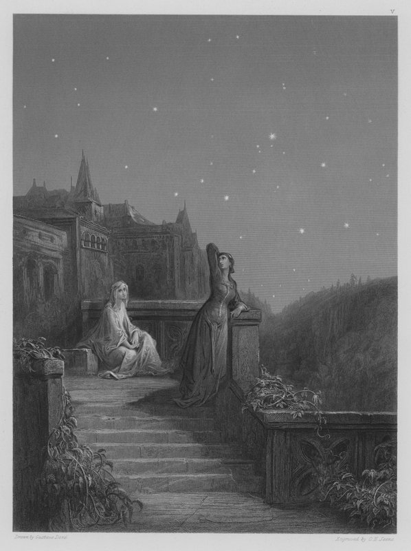 Terasová scéna od Gustave after Dore