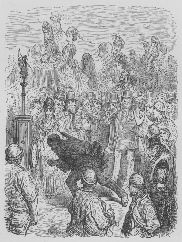 Výkony Síly A Dovednosti V Derby od Gustave after Dore