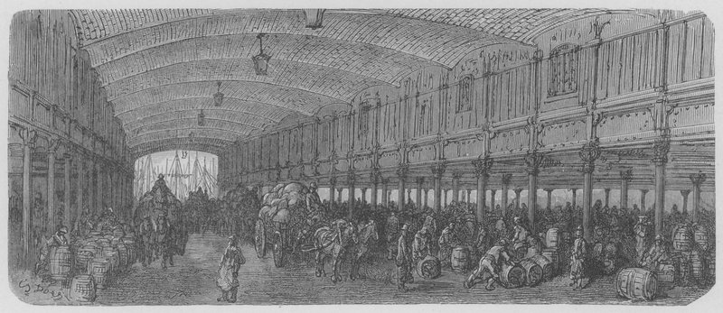 Perspektivní Pohled Na Sainte-Catherine Doky od Gustave after Dore