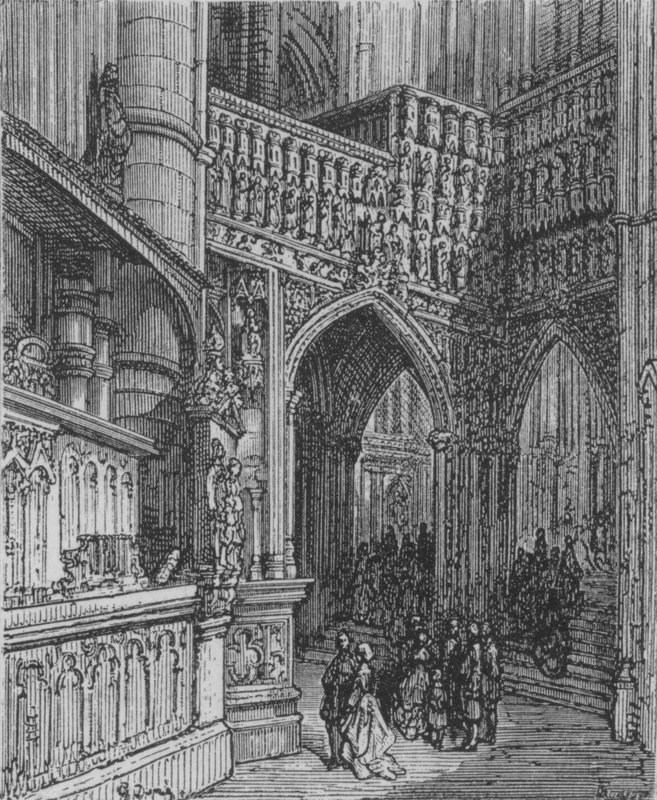 Westminster, Šikmý pohled od Gustave after Dore
