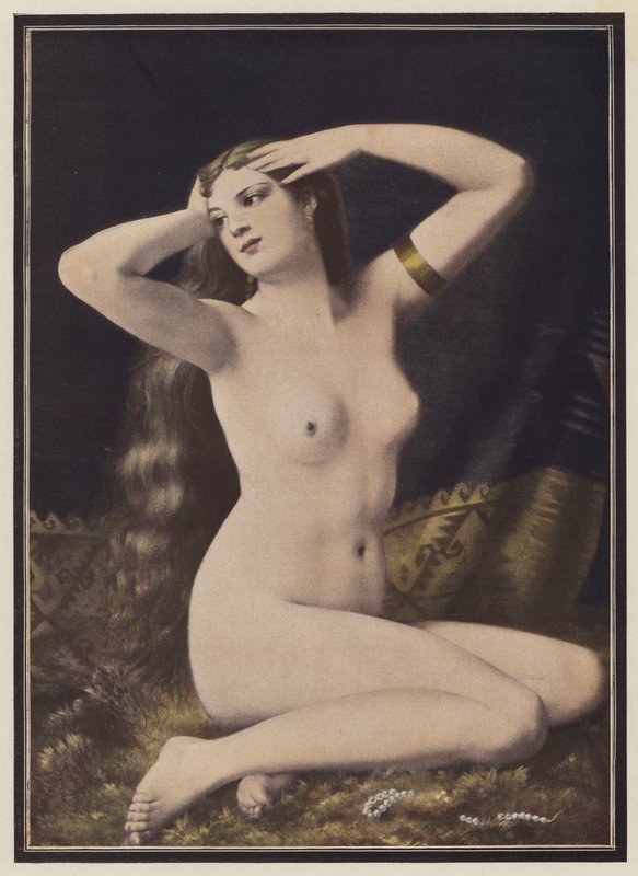 Radosti léta (barevné lito) od Gustave Henri Eugene Delhumeau