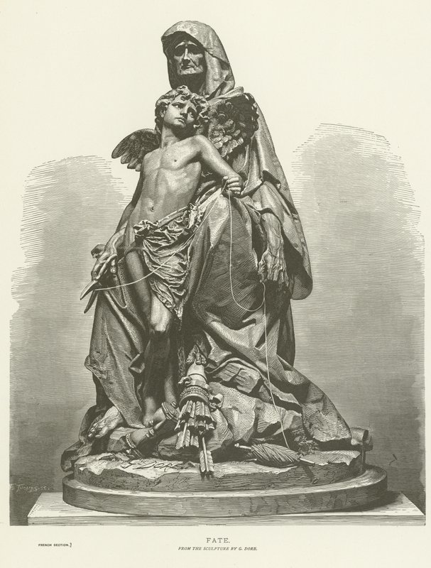 Alegorie osudu od Gustave Dore