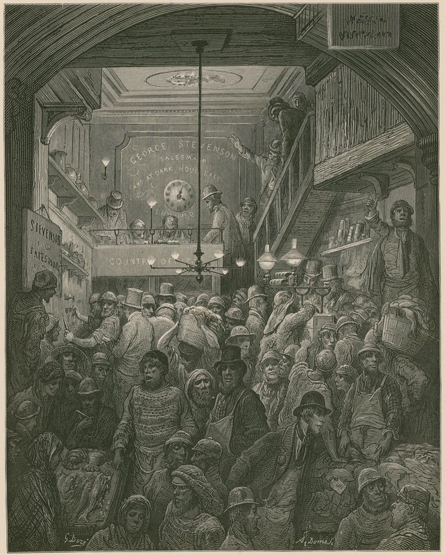 Billingsgate od Gustave Dore