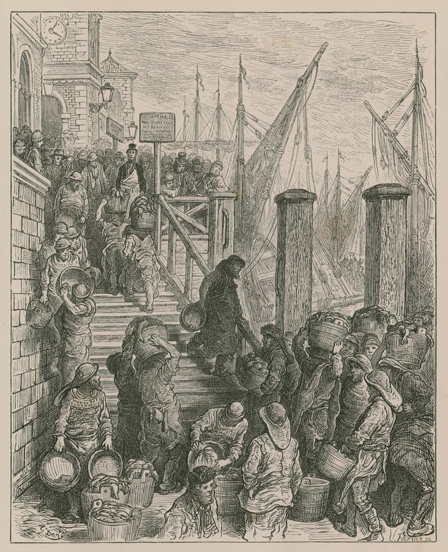 Billingsgate od Gustave Dore