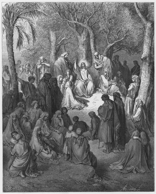 Gustave Dore Bible: Kázání na hoře od Gustave Dore